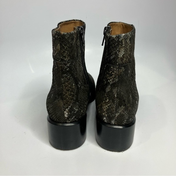 Vionic Kamryn snakeskin print ankle boots comfort shoes size 8 - Picture 6 of 8